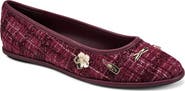 KARL LAGERFELD PARIS Vadelle Tweed Ballet Flat