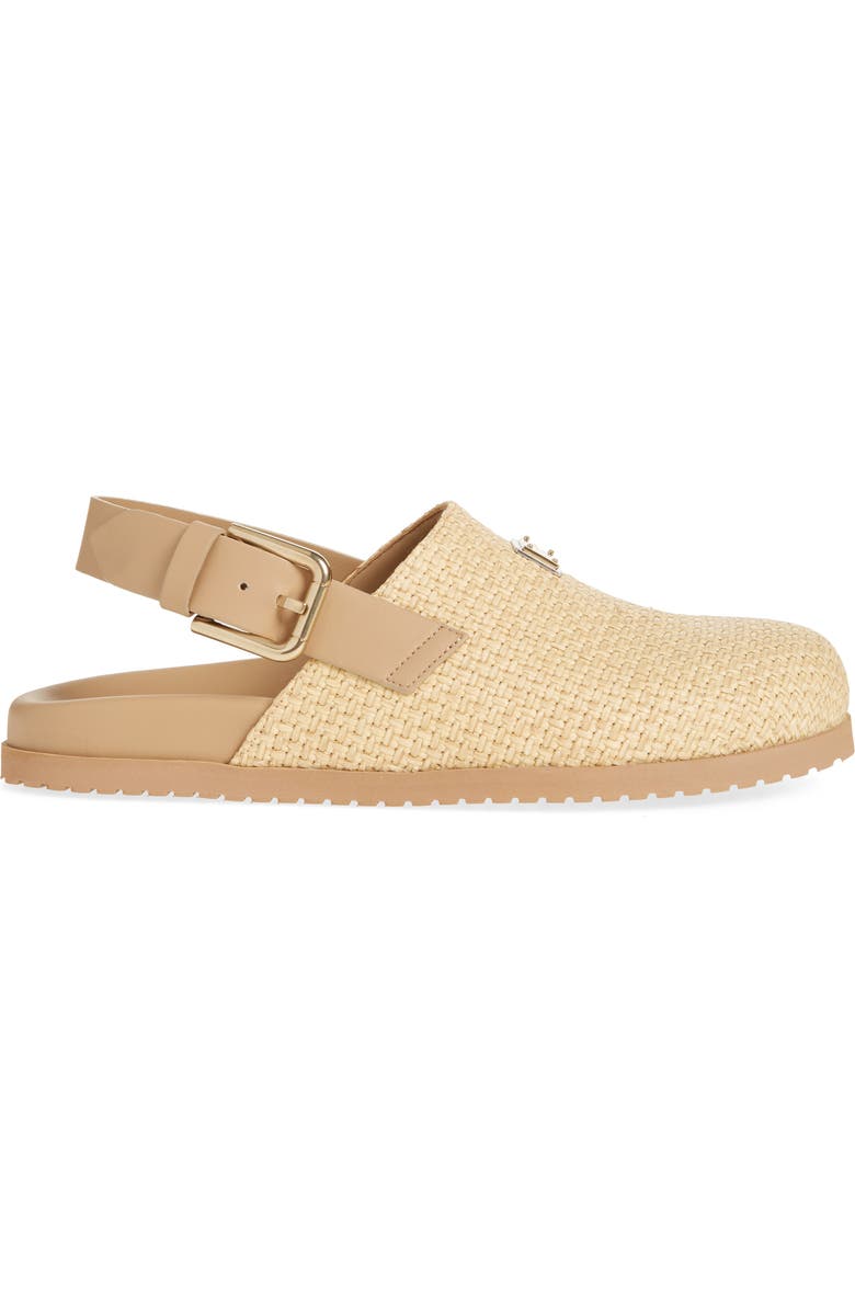 Dolce&Gabbana Basket Weave Slingback Clog, Alternate, color, 8D106-Naturale/ Ecru