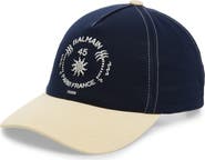 Balmain Club Logo Adjustable Cotton Twill Baseball Cap