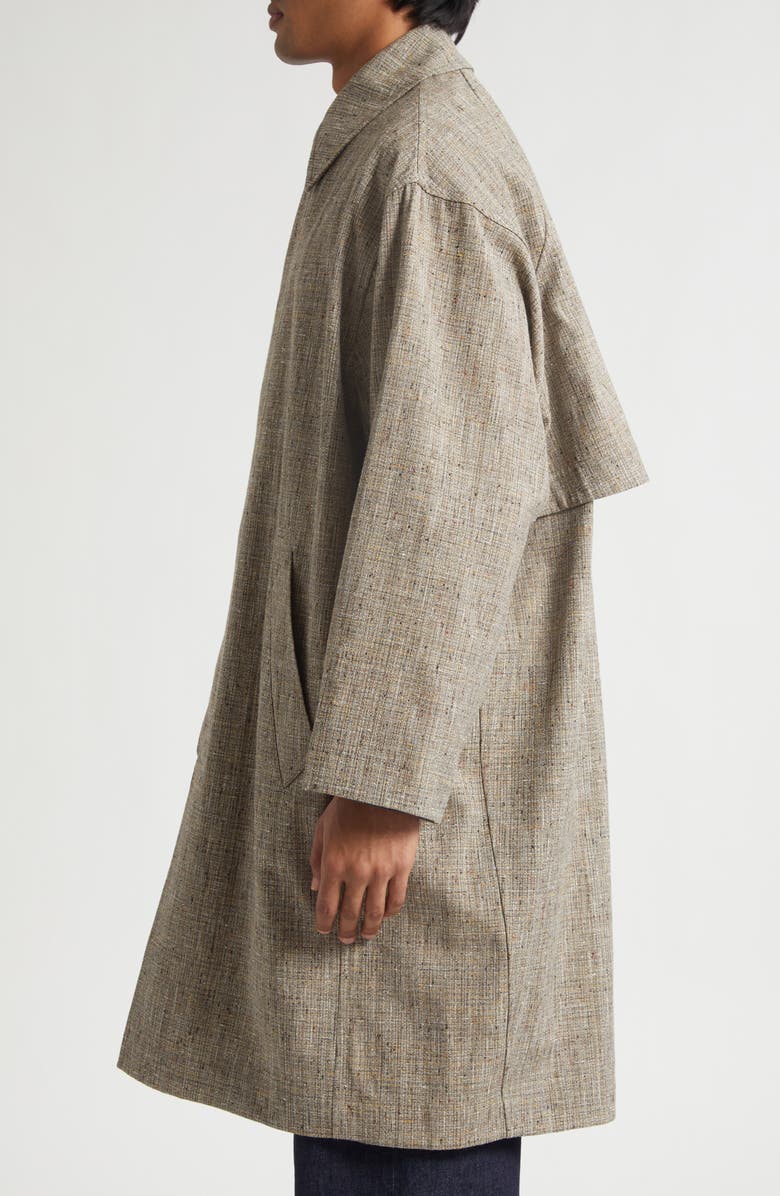 Bottega Veneta Color Fleck Car Coat, Alternate, color, 2641 Sahara Mel/ Multi