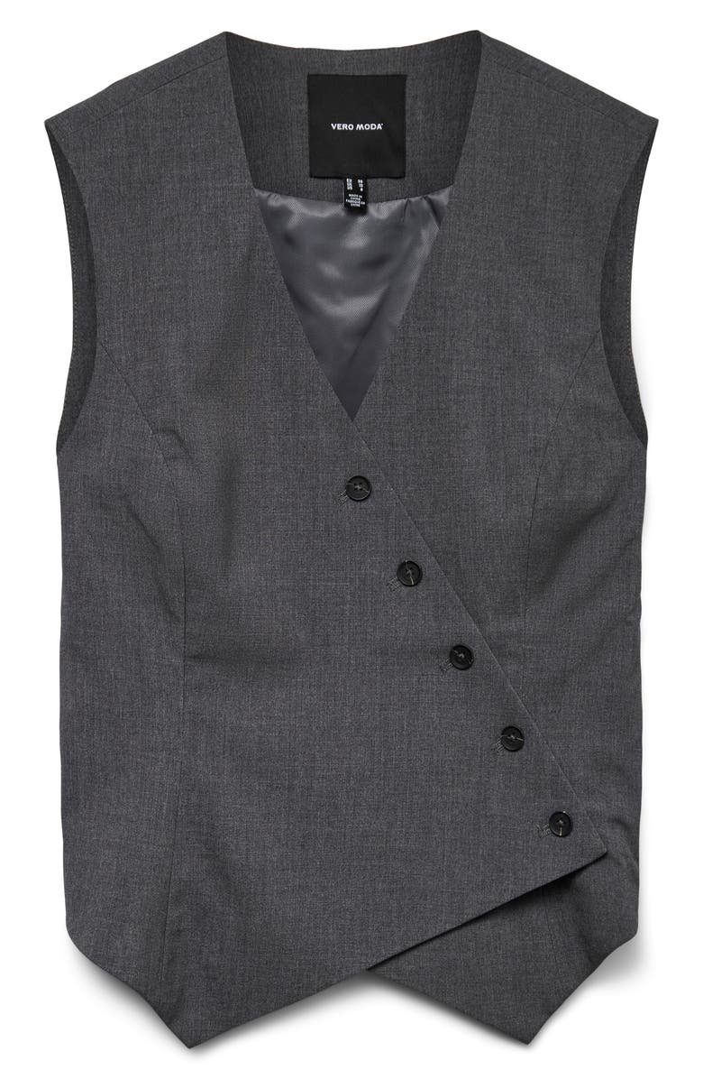 VERO MODA Liba Asymmetric Button Waistcoat, Alternate, color,
