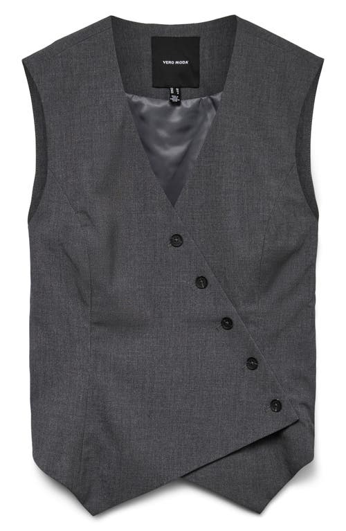 VERO MODA VERO MODA LIBA ASYMMETRIC BUTTON WAISTCOAT