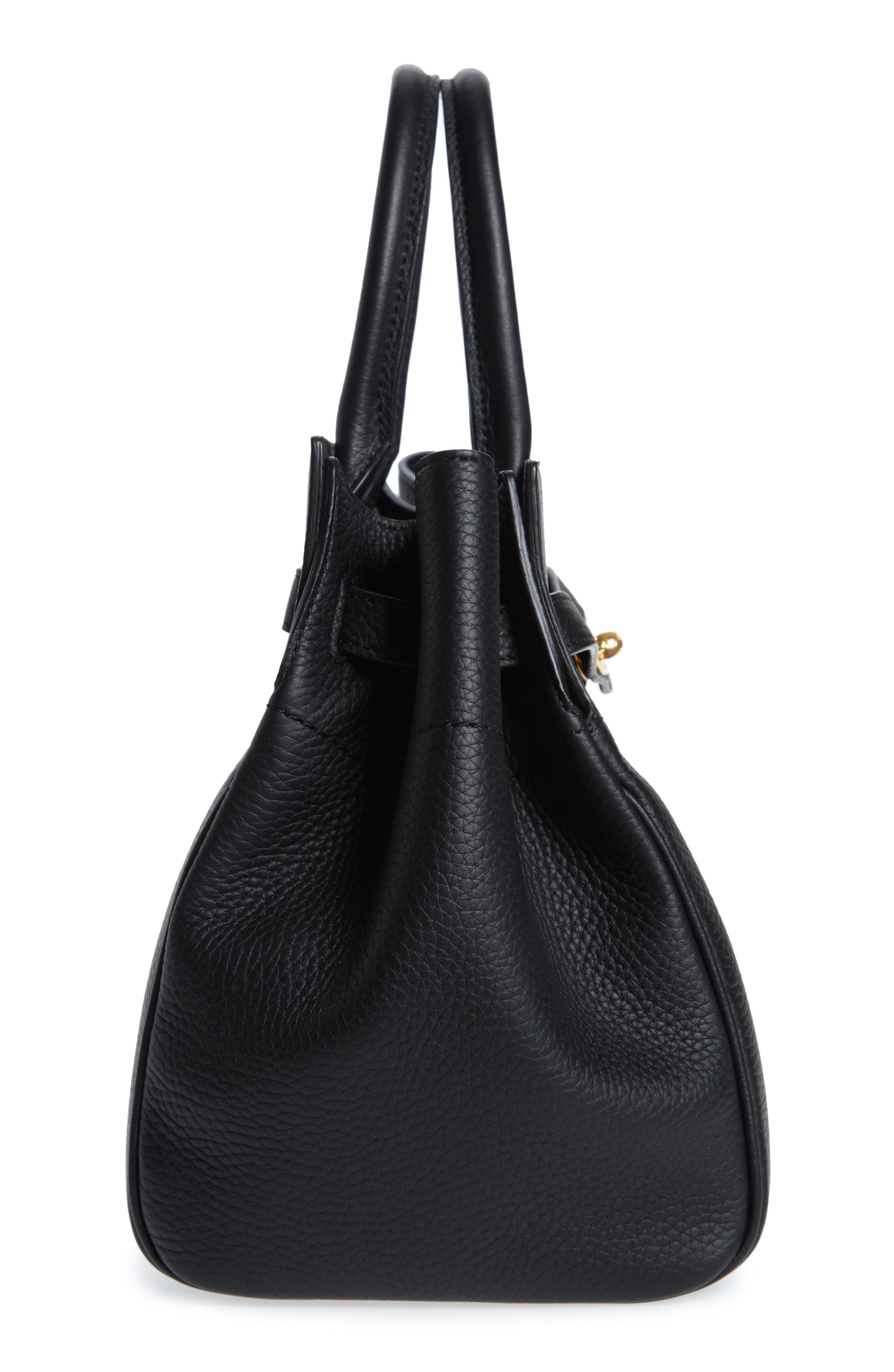 Mulberry Belted Bayswater Grained Leather Satchel, Alternate, color, 