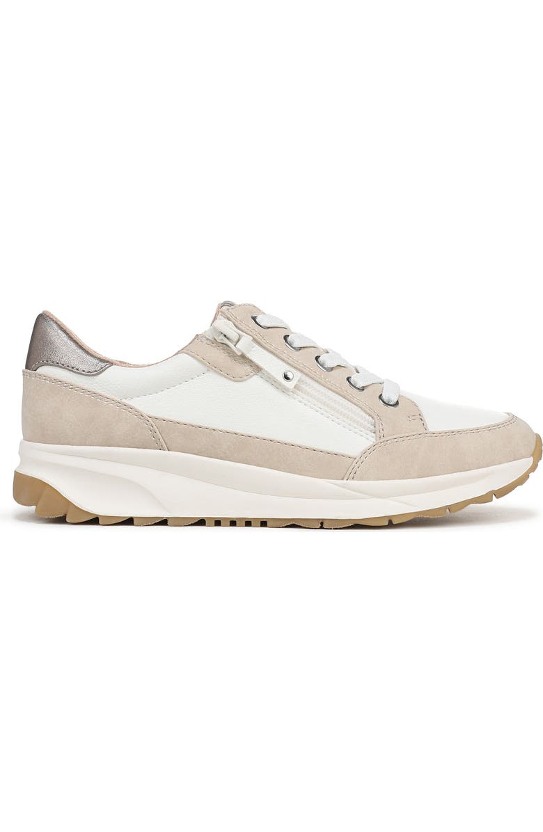 Naturalizer Jace Sneaker, Alternate, color, White / Porcelain Faux Leather