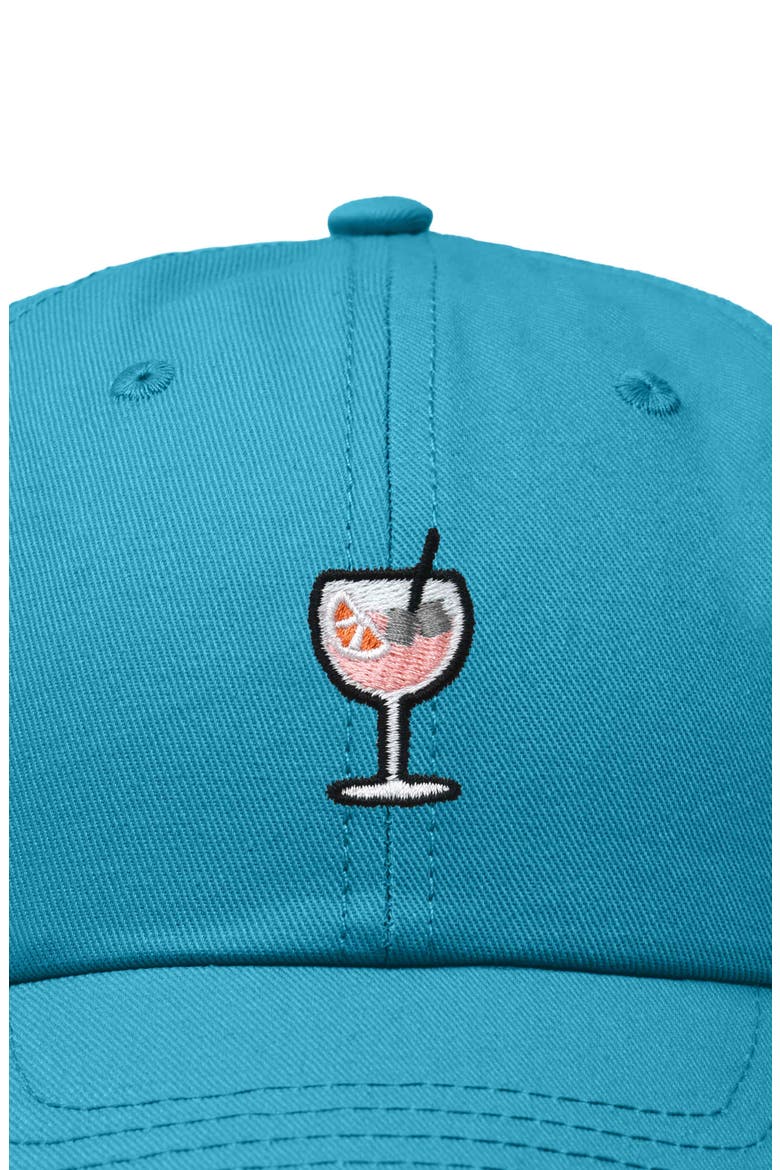Spritz Embroidered Everyday Hat, Alternate, color, Teal