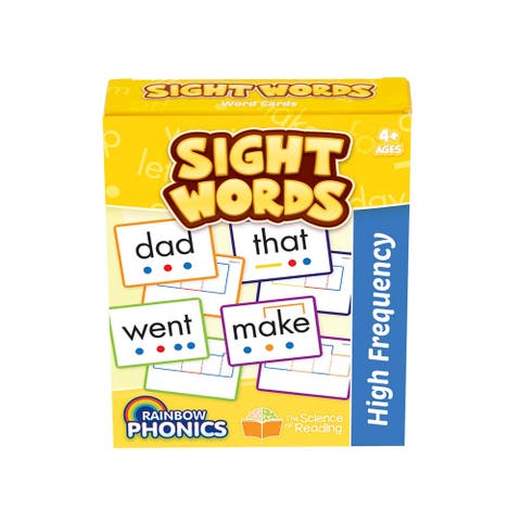 Rainbow Phonics Sight Words Flash Cards
