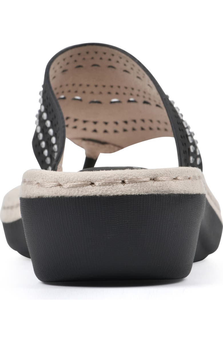 CLIFFS BY WHITE MOUNTAIN Comate Wedge Sandal, Alternate, color,
