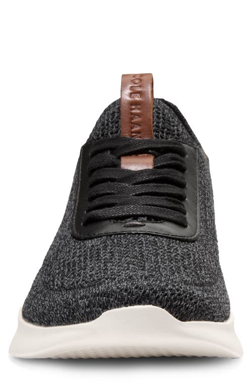 Cole Haan Grand Crosscourt Daily Stitchlite Sneaker In Black/british Tan/ivory