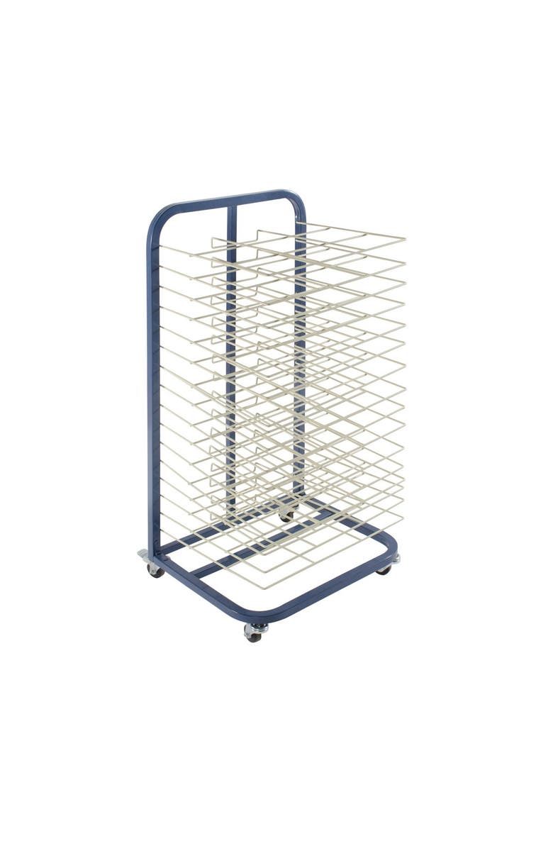 Kaplan Early Learning Company Mobile Floor Drying Rack, Main, color, Blue