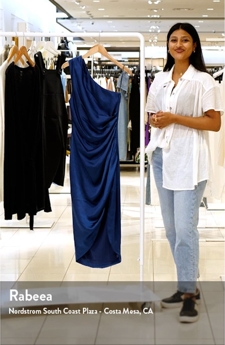 Cassini One-Shoulder Dress, sales video thumbnail