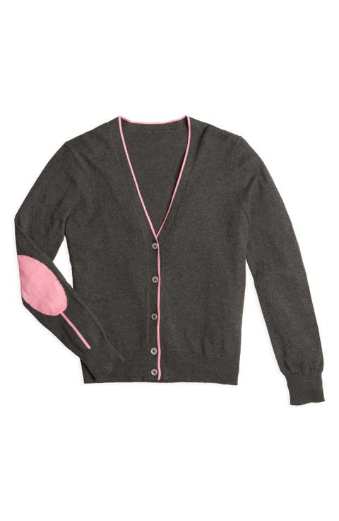 Elbow Detail Tipped Cardigan