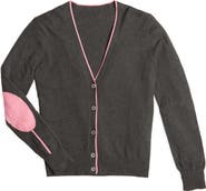 Court & Rowe Elbow Detail Tipped Cardigan