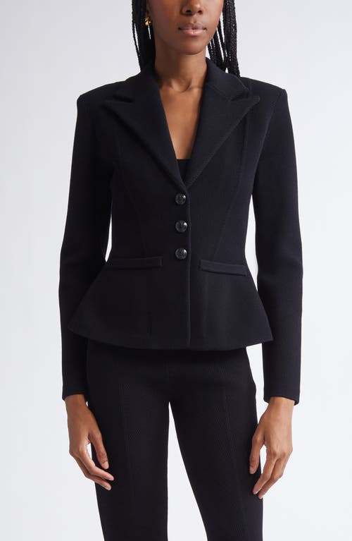 St John St. John Venezia Knit Jacket In Black