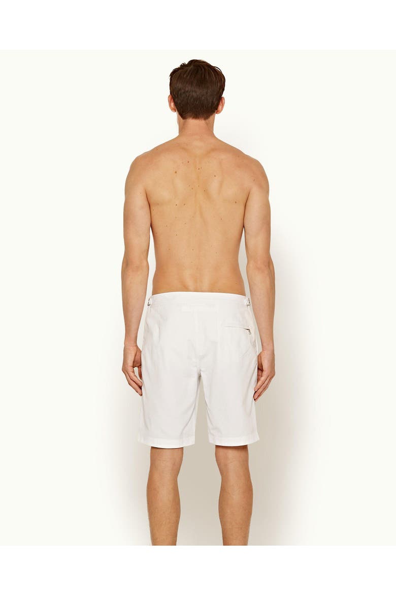Dane Longest-Length Swim Shorts, Alternate, color, White