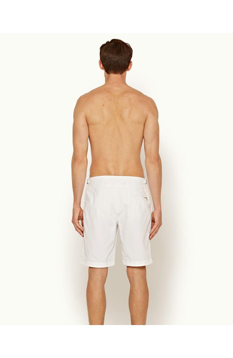 Orlebar Brown Dane Longest-Length Swim Shorts, Alternate, color, White