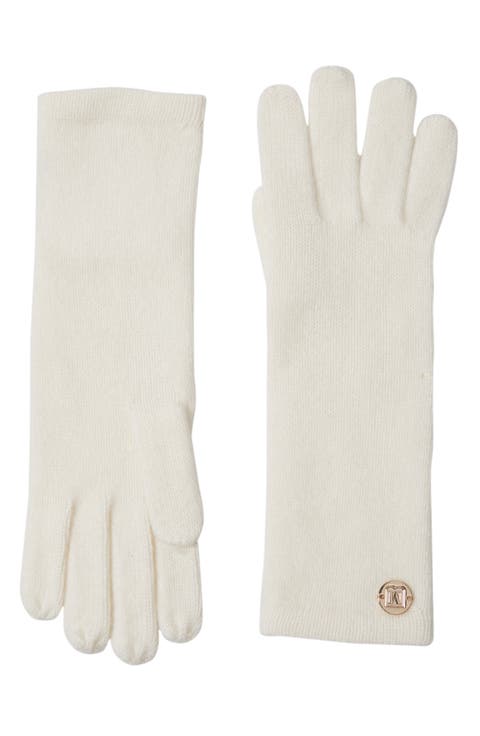 Cashmere Jersey Knit Gloves