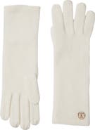 Bruno Magli Cashmere Jersey Knit Gloves