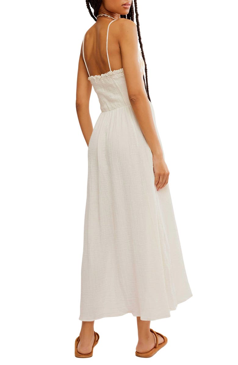 Free People Sweet Nothings Cotton Gauze Maxi Sundress, Alternate, color,