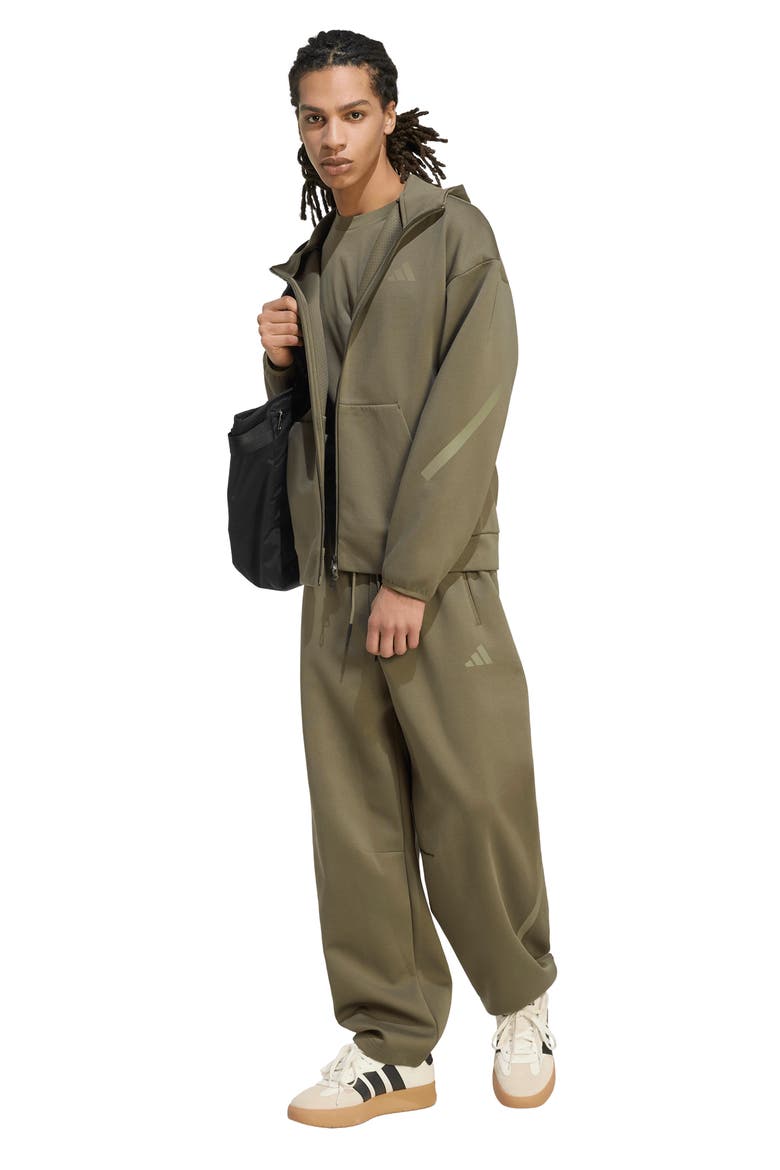 Z.N.E. Full-Zip Track Hoodie, Alternate, color, OLIVE STRATA