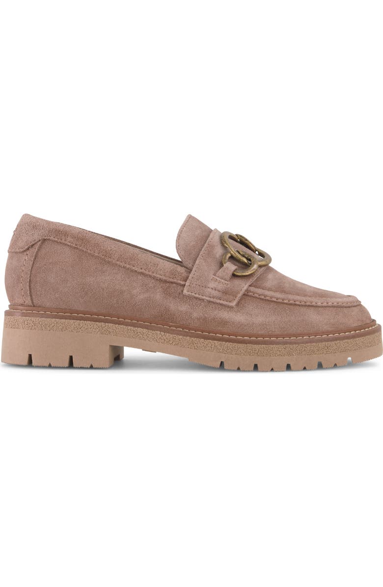 Naot Fremont Platform Loafer, Alternate, color, Almond Suede