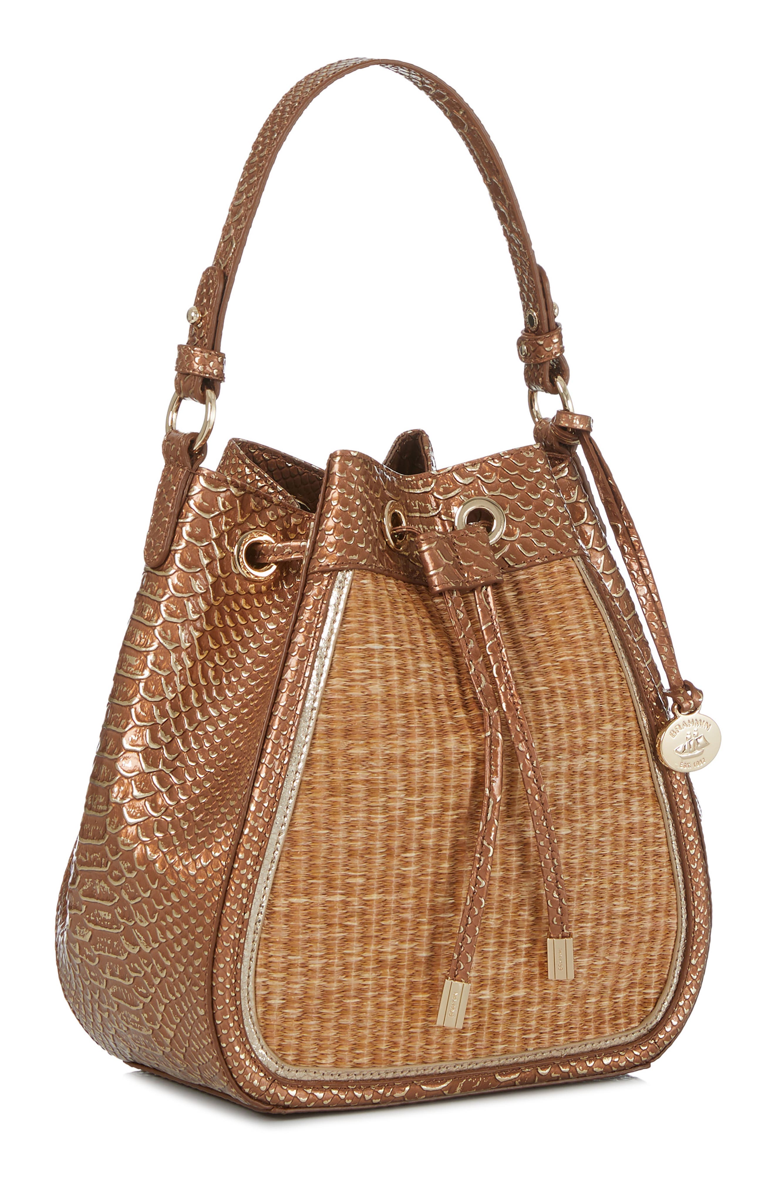 Brahmin Melinda Bucket Bag, Alternate, color, 