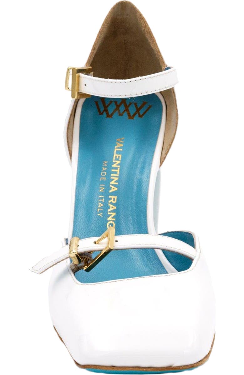 Valentina Rangoni Zete Mary Jane Pump, Alternate, color, White Vernice