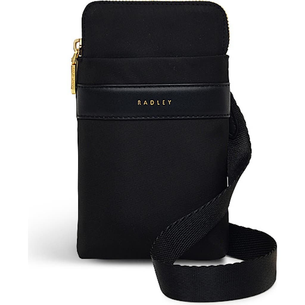 Radley London Holland Park Medium Zip Around Phone Crossbody Bag In Black