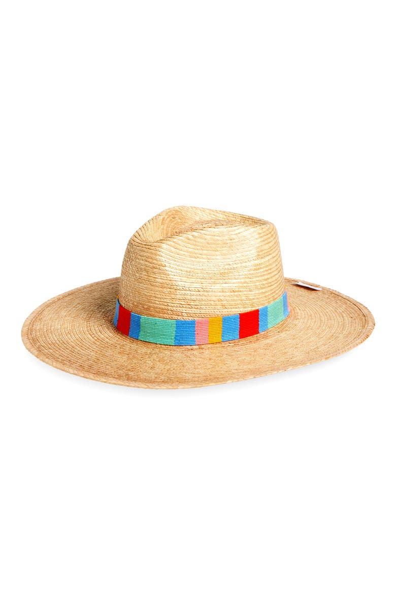 Reyna Palm Straw Hat, Main, color, MULTI
