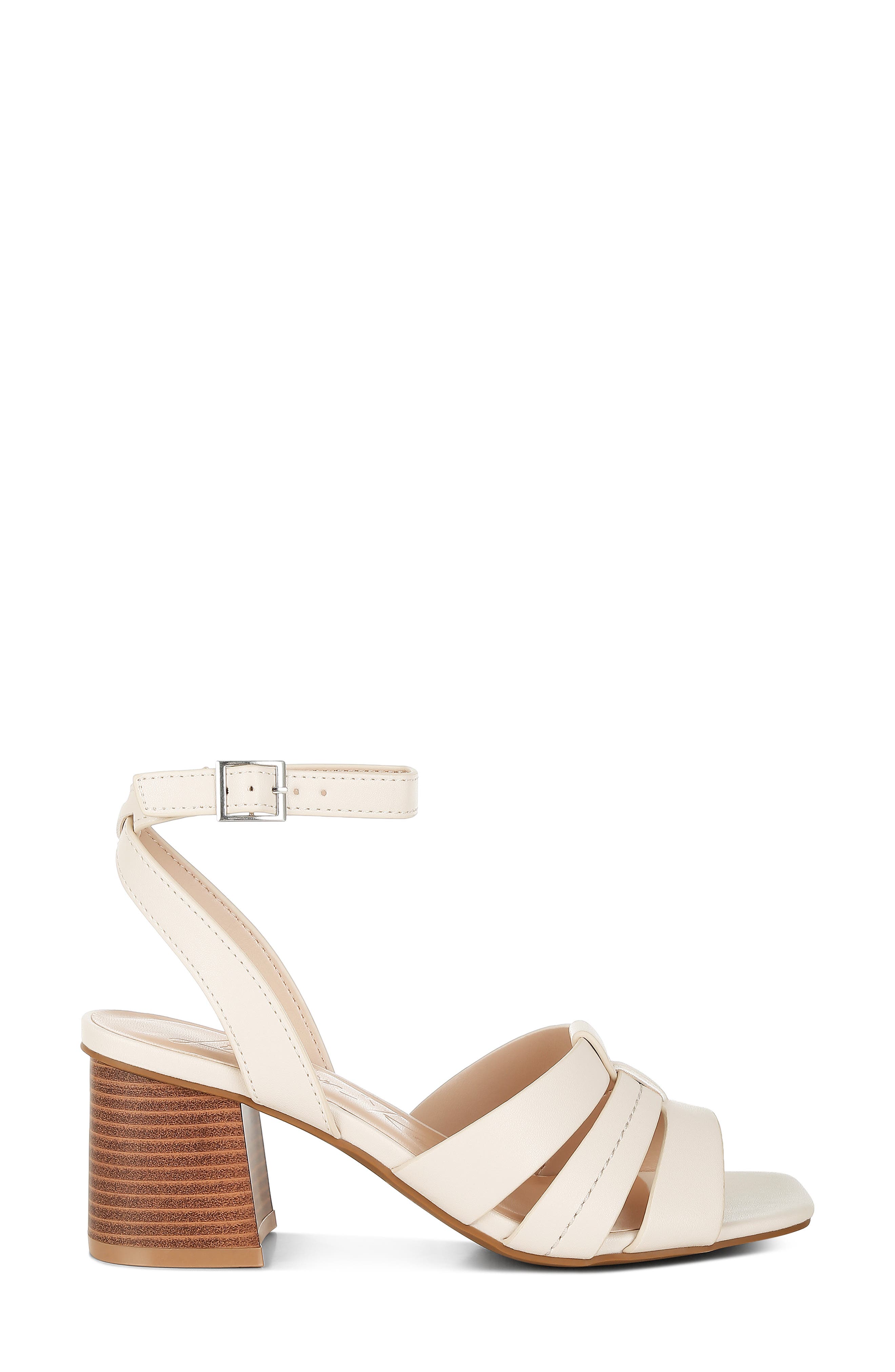 Signora Ankle Strap Sandal, Alternate, color, BEIGE