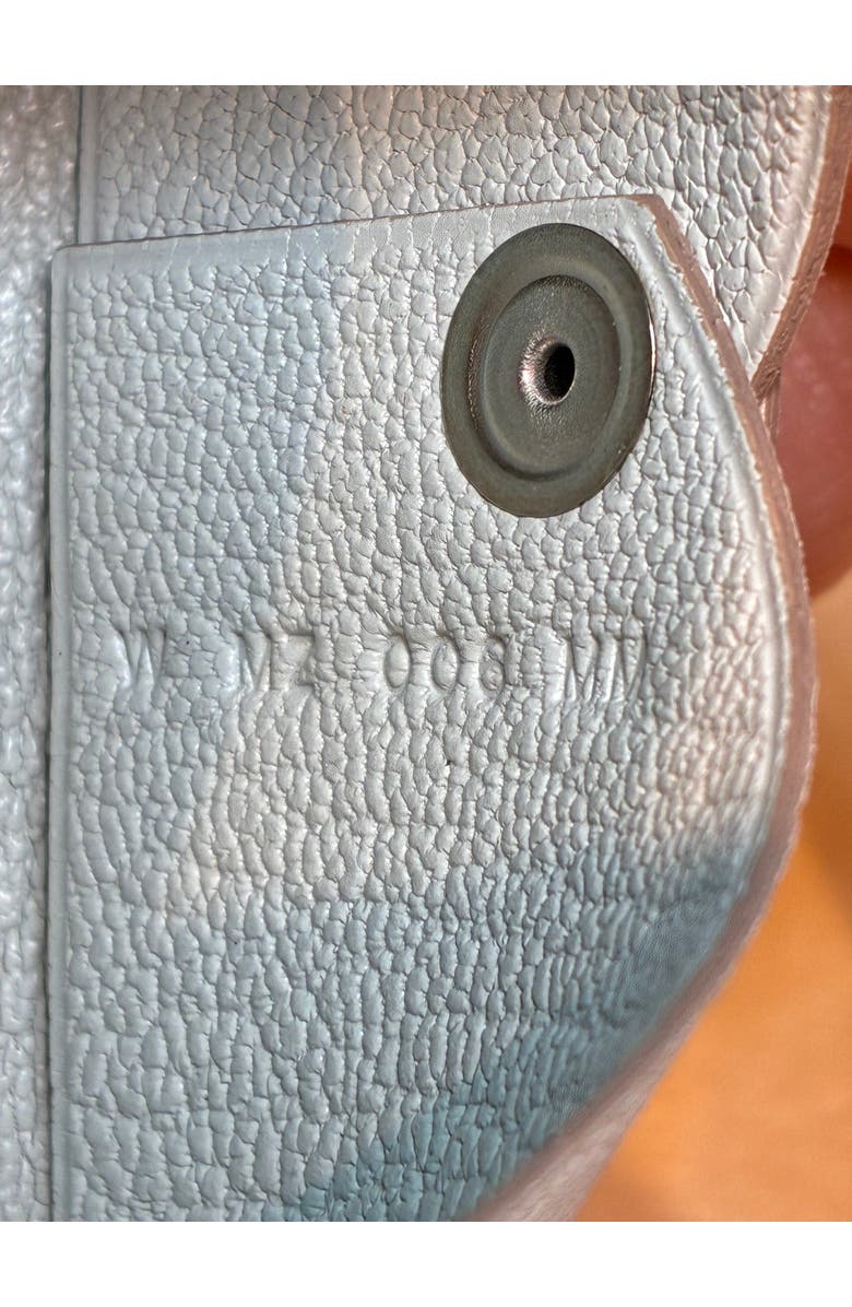 Pre-Owned Hermes Calvi Duo Card Holder Chevre Mysore, Alternate, color, Gris Perle