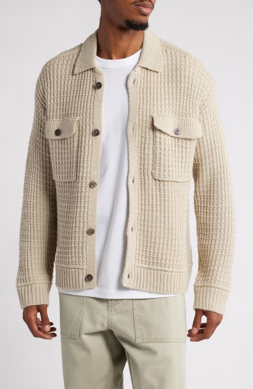 Obey JJ Sweater Jacket in Natural 