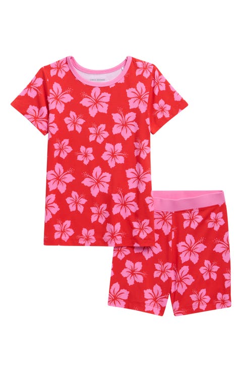 Hibiscus Punch Two-Piece Pajama Set