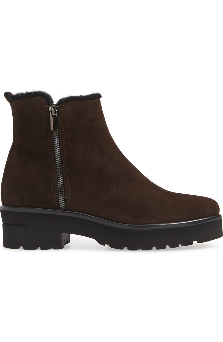 Pas de Rouge Nora Genuine Shearling Bootie, Alternate, color,