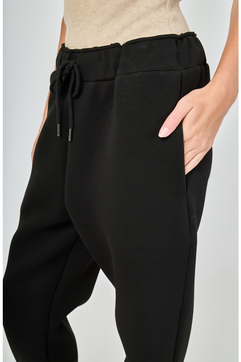 Pocketed Scuba Joggers, Alternate, color, BLACK