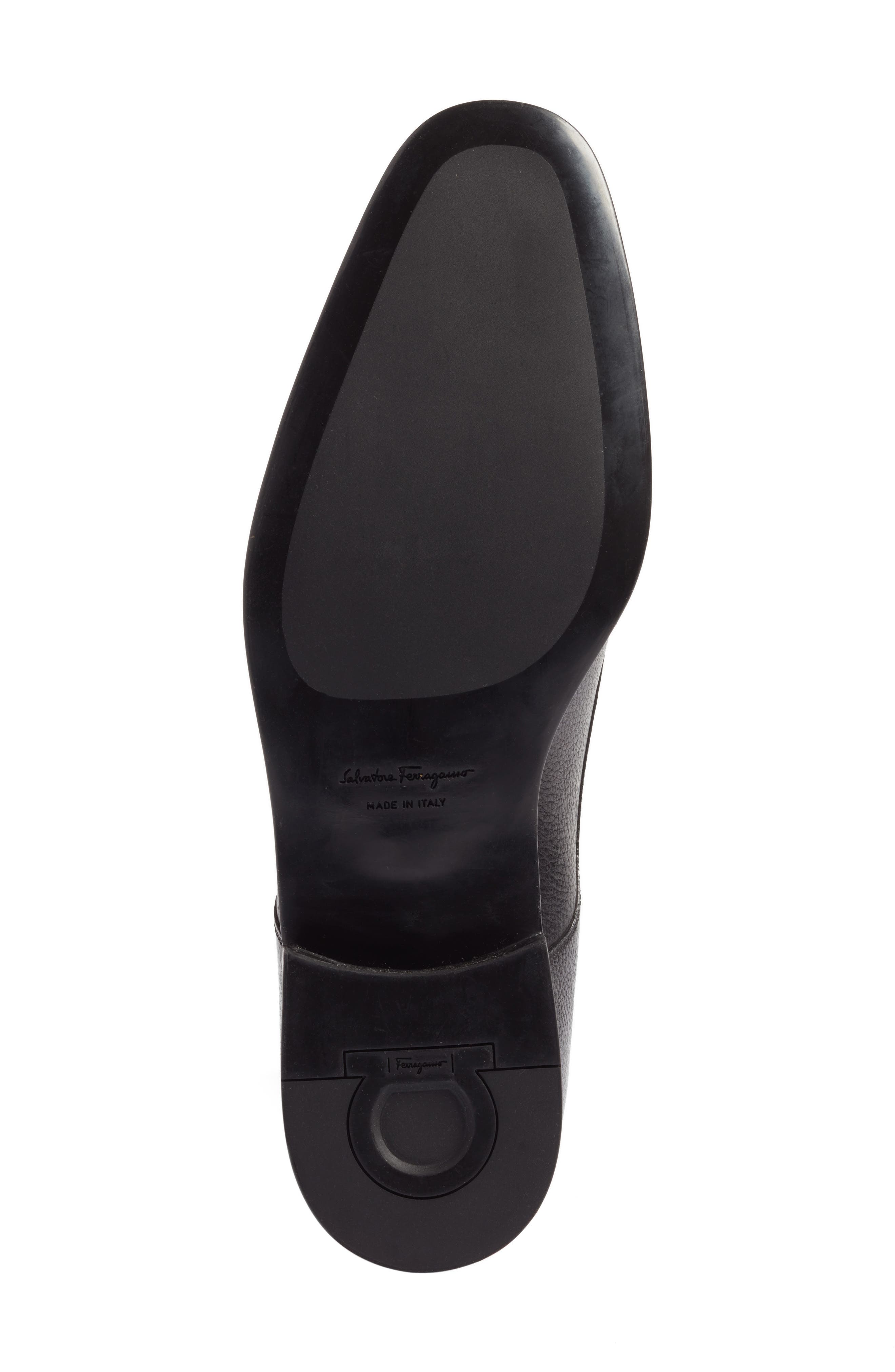 Salvatore Ferragamo Fortunato 2 Plain Toe Derby, Alternate, color, NERO