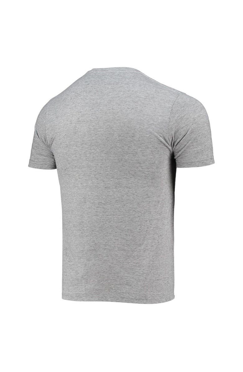 LEAGUE COLLEGIATE WEAR Men's League Collegiate Wear Heathered Gray Pennsylvania Quakers Upperclassman Reclaim Recycled Jersey T-Shirt, Alternate, color, 