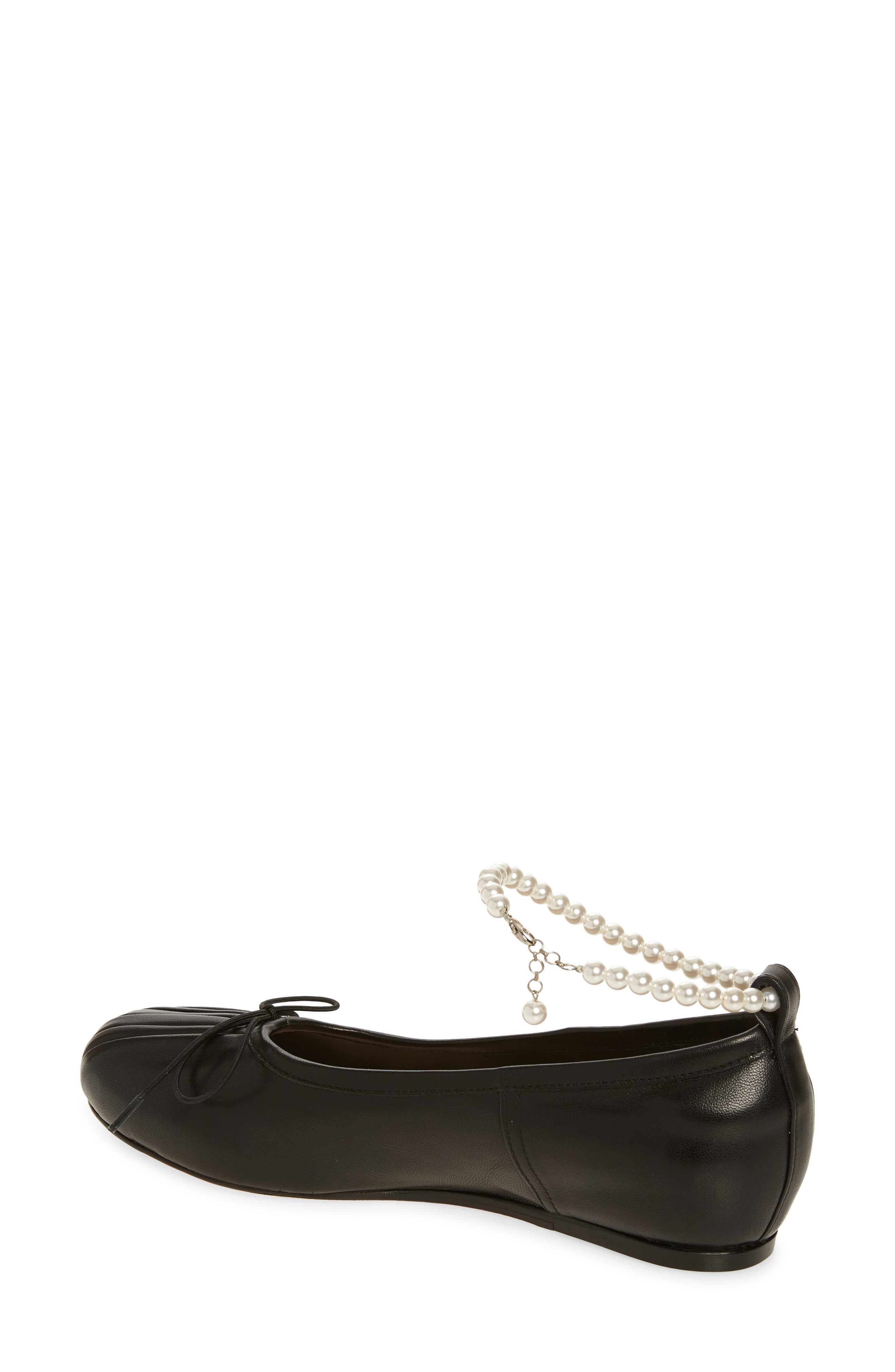 Simone Rocha Pleated Ballerina Flats, Alternate, color, 