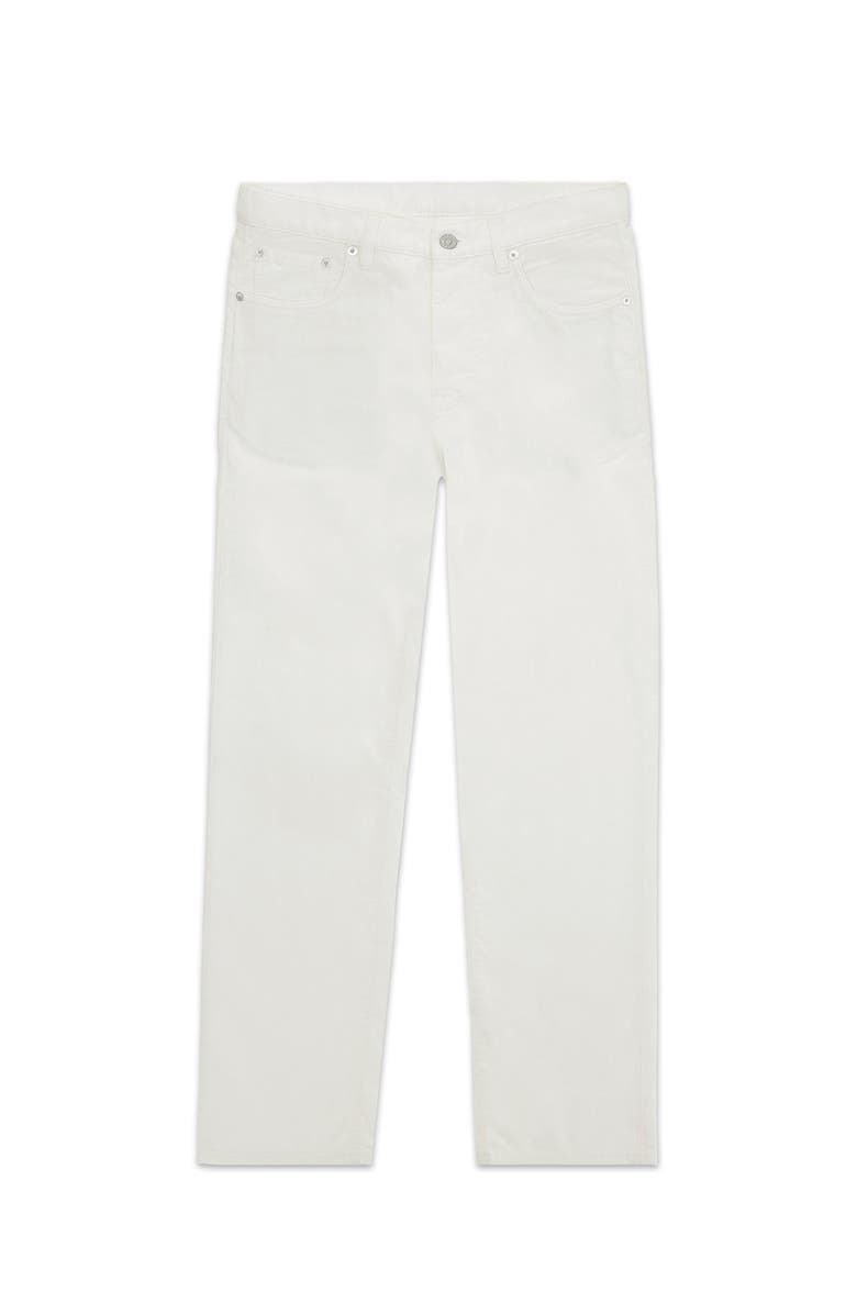 Fortela Japanese Denim Five Pocket Trousers, Main, color, White