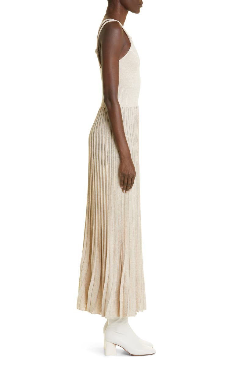 Proenza Schouler Metallic Knit Dress, Alternate, color, 