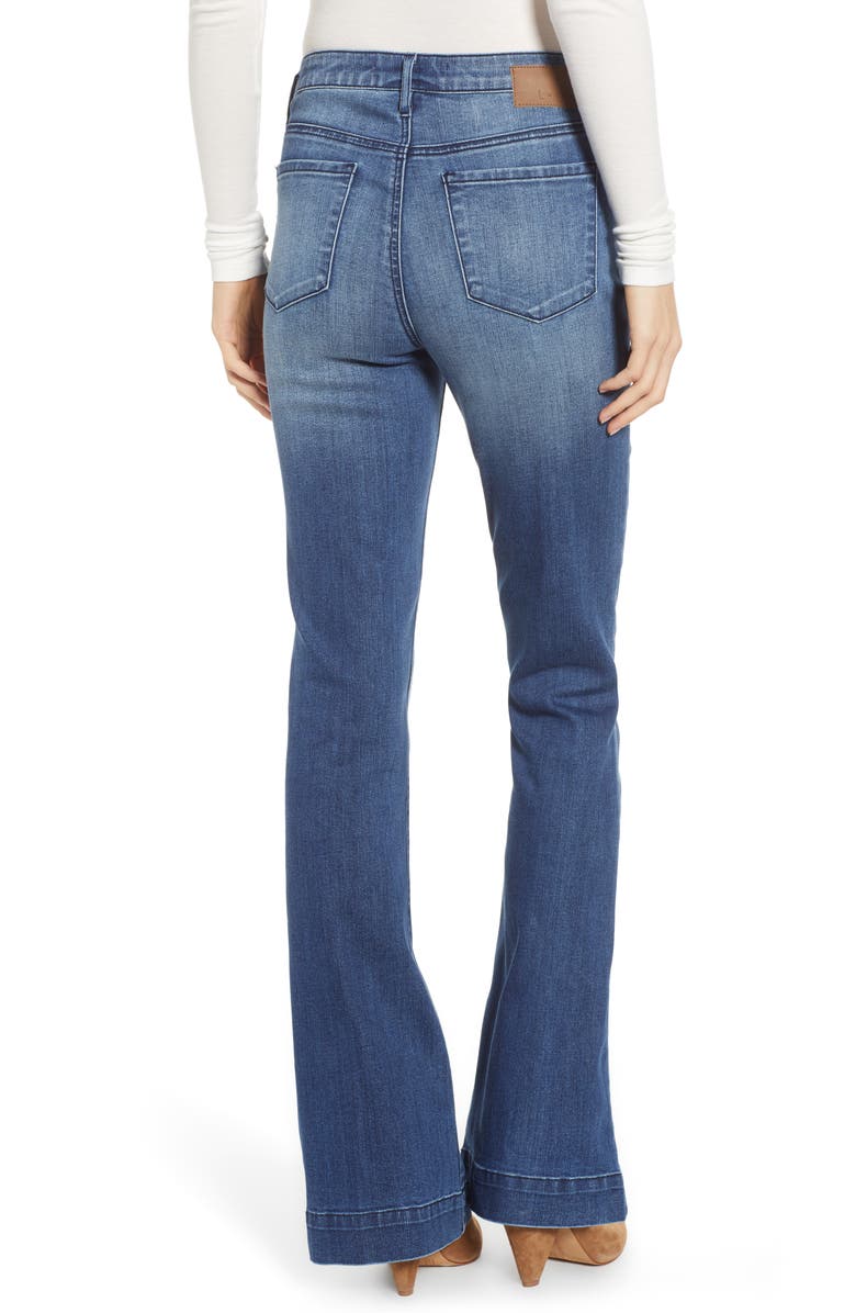 Leith High Waist Flare Jeans, Alternate, color, 
