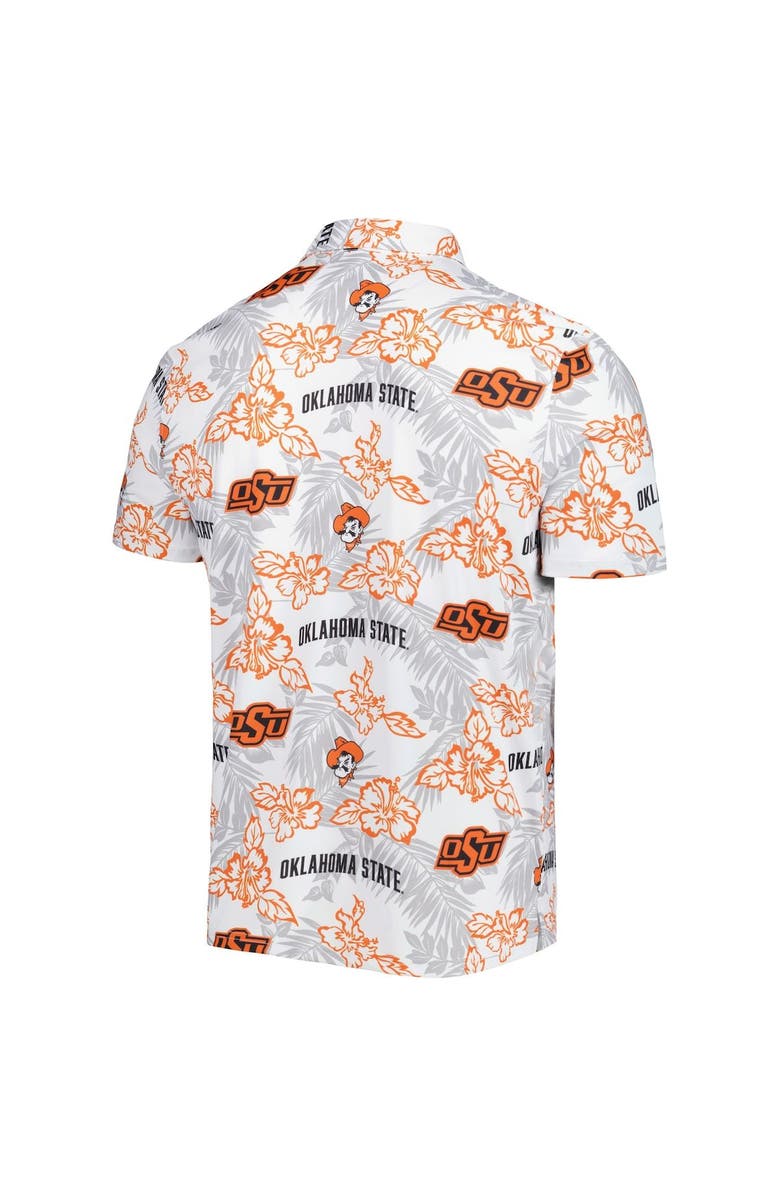 Reyn Spooner Men's Reyn Spooner White Oklahoma State Cowboys Performance Polo, Alternate, color, 