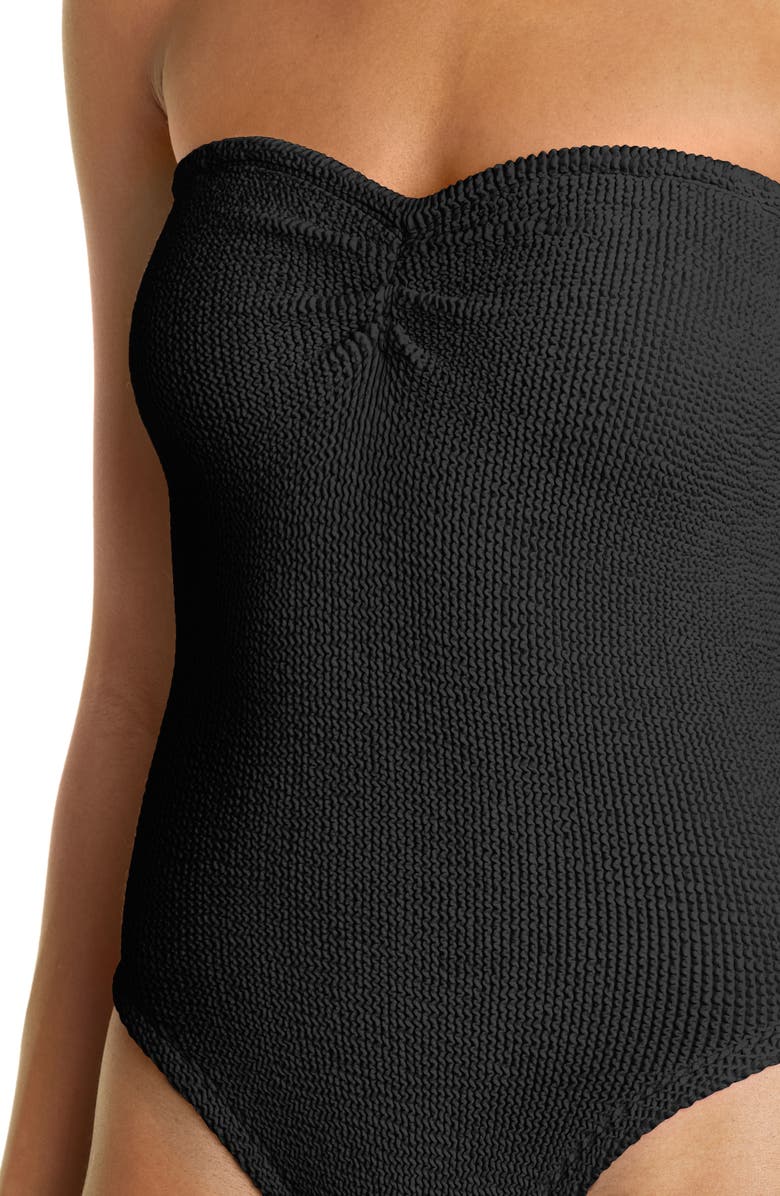 Hunza G Brooke One-Piece Strapless Swimsuit, Alternate, color,