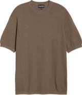 Emporio Armani Tipped Chevron Knit T-Shirt