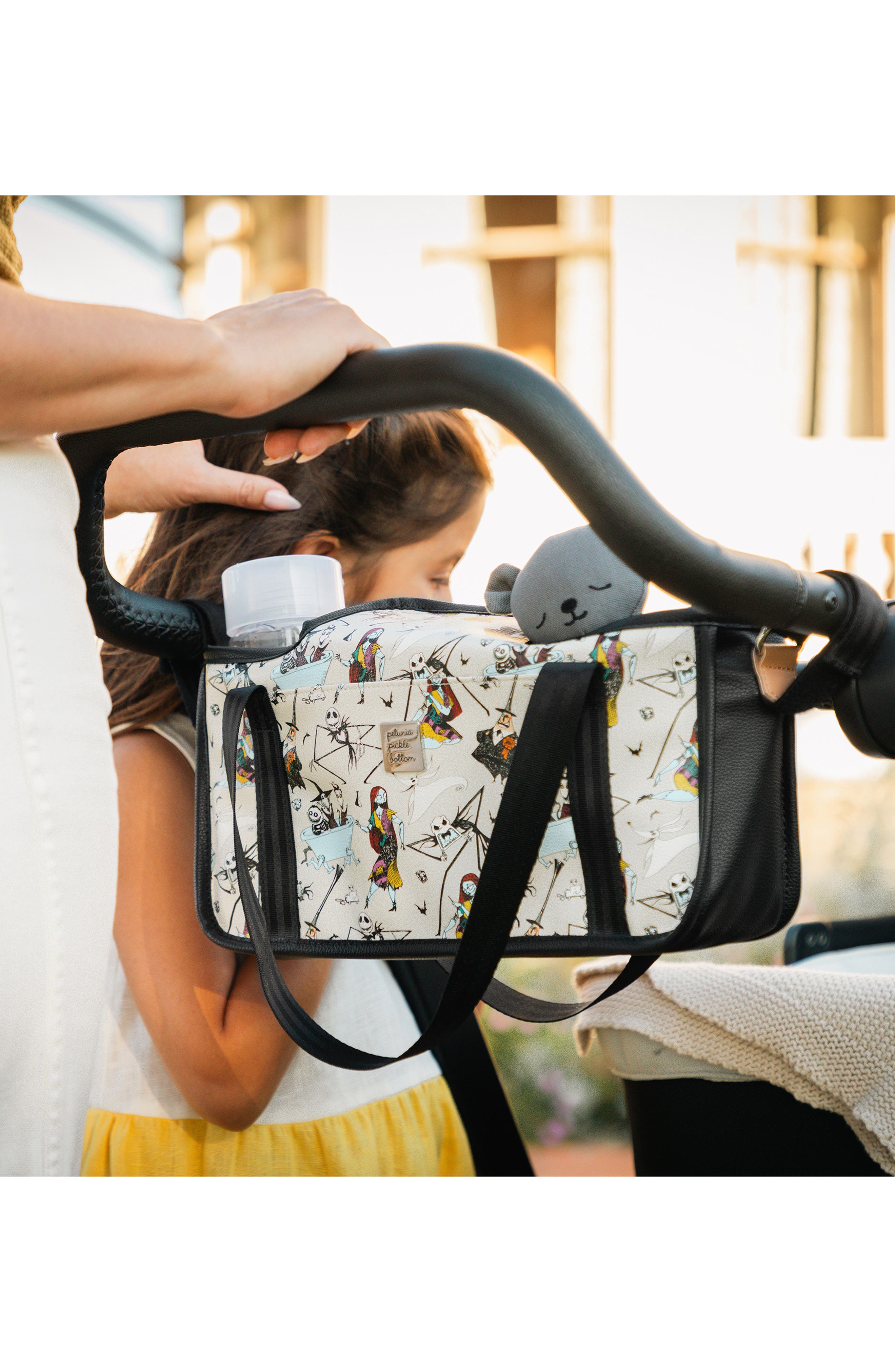 Petunia Pickle Bottom x Disney The Nightmare Before Christmas Wander Water Resistant Stroller Caddy, Alternate, color, 