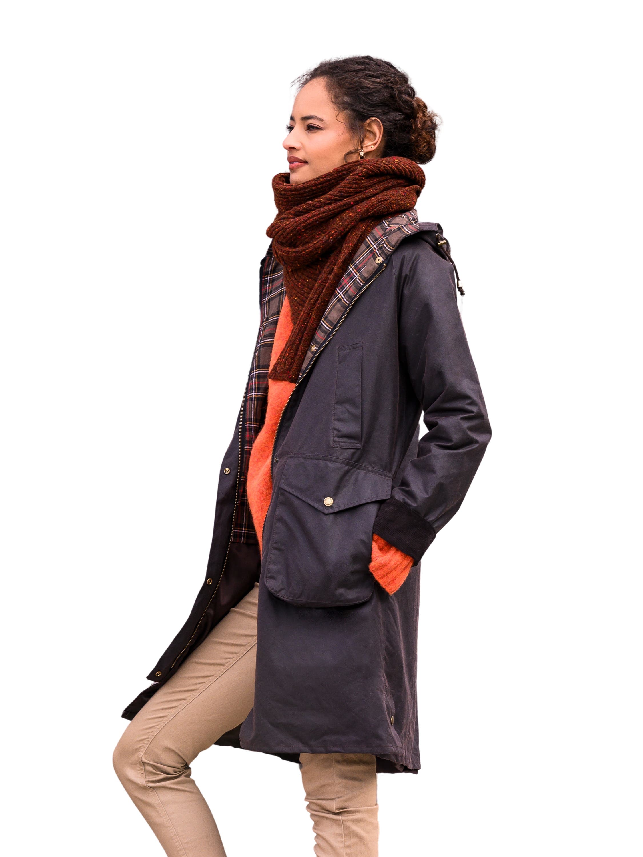 Wax Cotton Overcoat