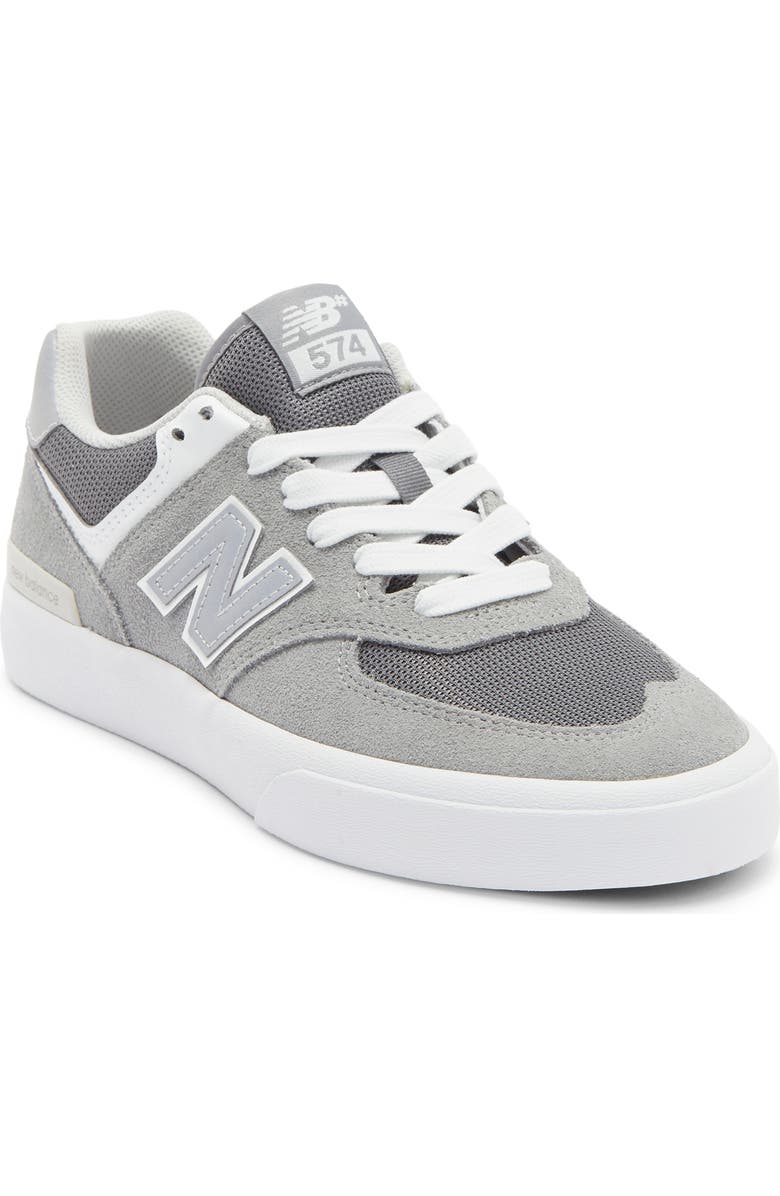 New Balance 574V Sneaker, Main, color, Grey/ White