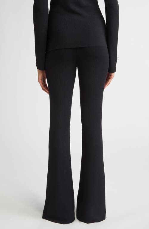 Altuzarra Serge Stretch-wool Bootcut Pants In Black