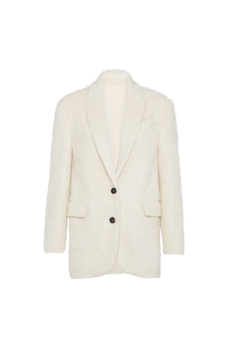 Brunello Cucinelli Wispy alpaca blazer, Main, color, Panama