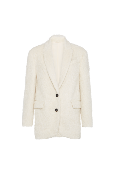 Wispy alpaca blazer