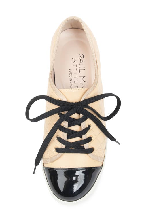 Paul Mayer Samba Cap Toe Sneaker In Neutral